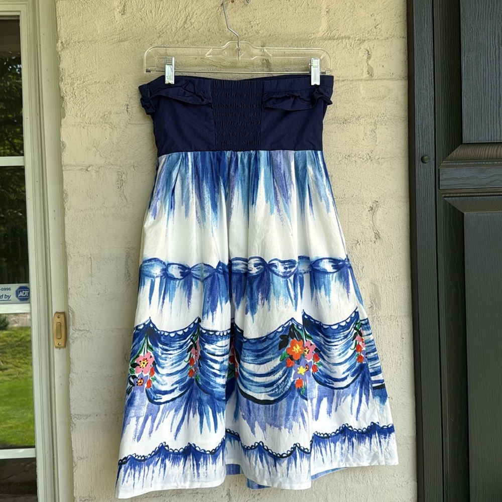 Anthropologie x Nathalie Lete Paris First Dance Strapless Dress Size 2 - Picture 9 of 13